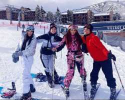 She enjoys travelling and having fun outdoor activities like ice-skating, skiing and swimming with her buddies.